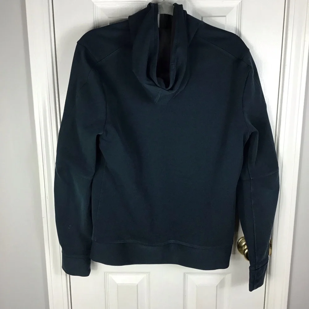 Lululemon Men’s Sojourn High-Neck Hoodie Jacket Blue Size Small